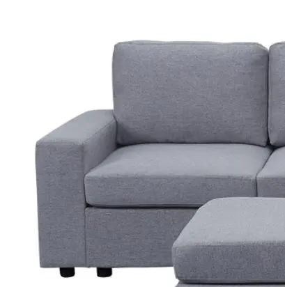 Marley - 7 Seat Reversible Modular Sectional Sofa With Ottoman by Unique Piece Furniture