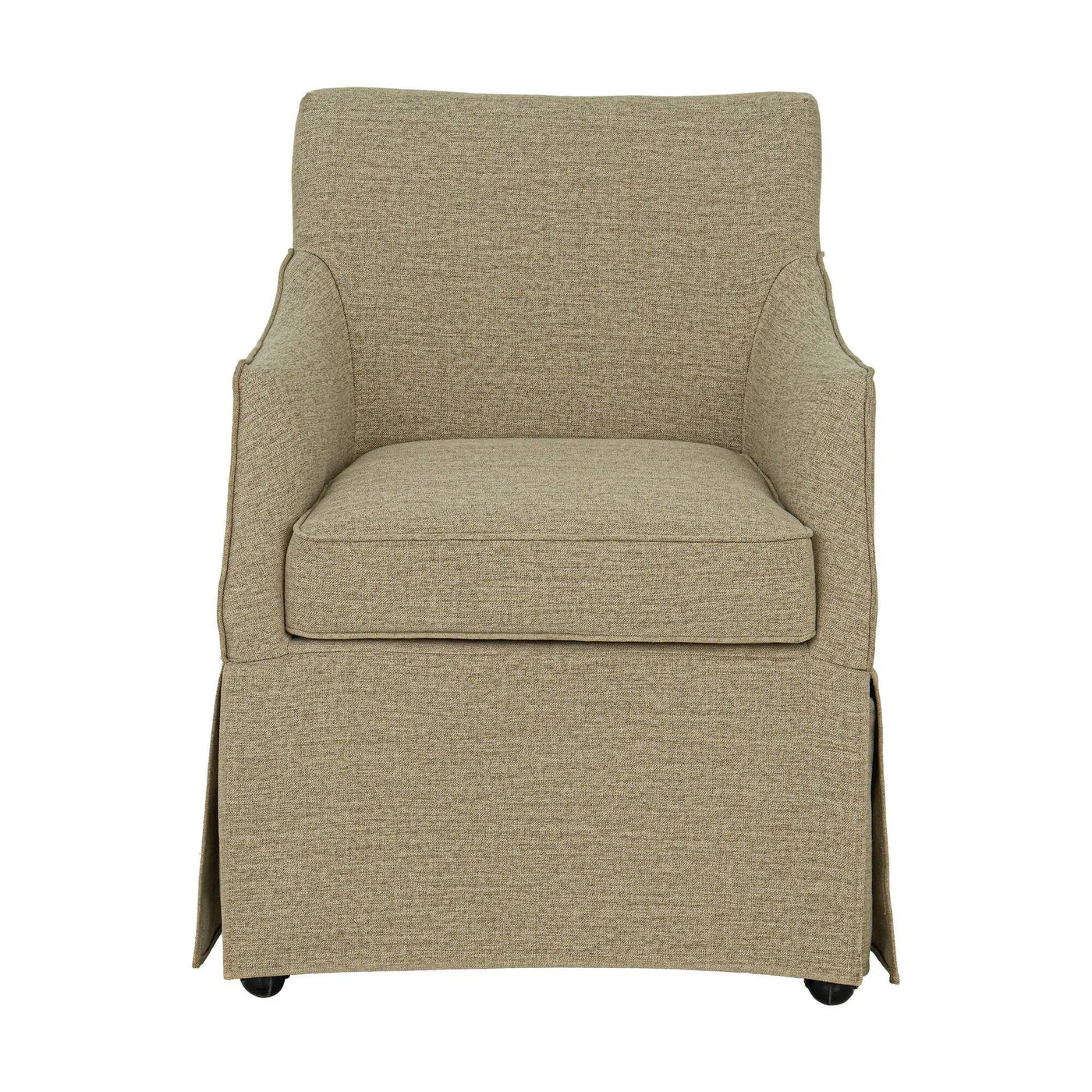 London - Upholstered Skirted Dining Arm Chair by Unique Piece Furniture