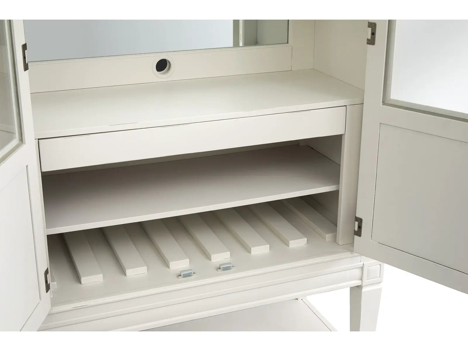 Willowbrook - Display Cabinet - Egg Shell White by Unique Piece Furniture
