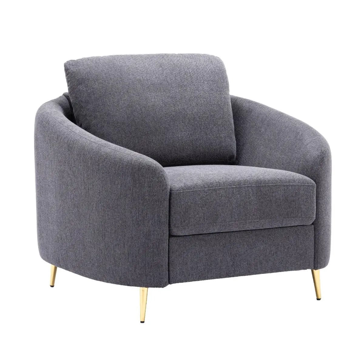 Yuina - Chair - Gray Linen by Unique Piece Furniture