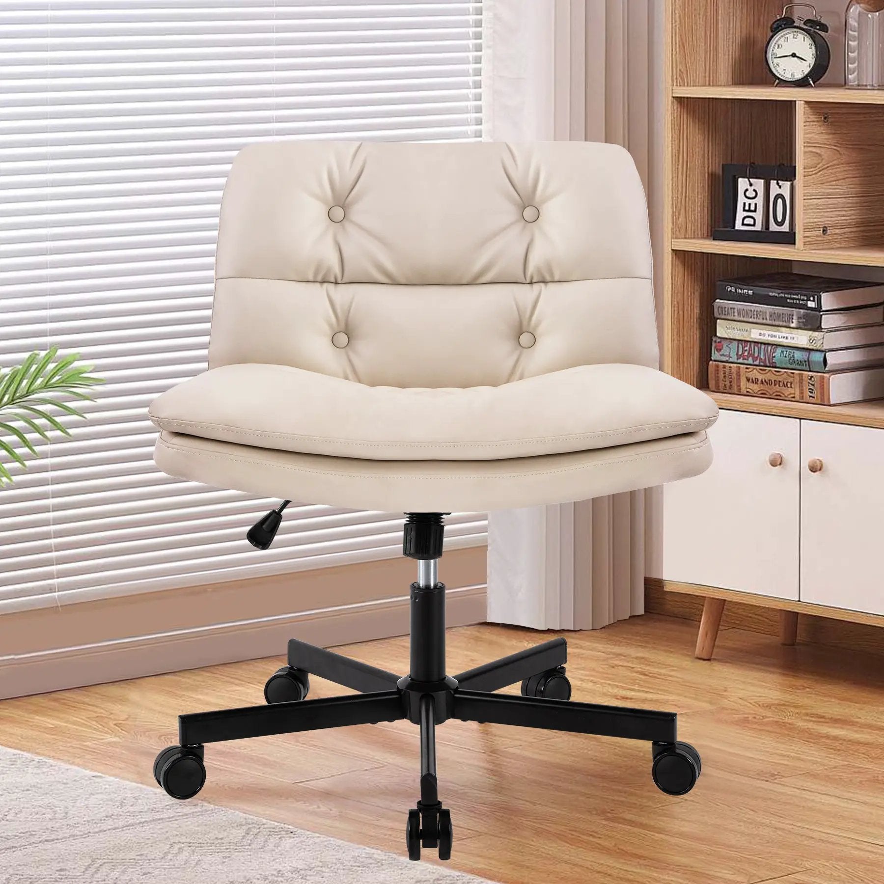 Upgrade! Larger Size 360° Swivel Home Office Desk Chair with Wheels by HouseOfZazla