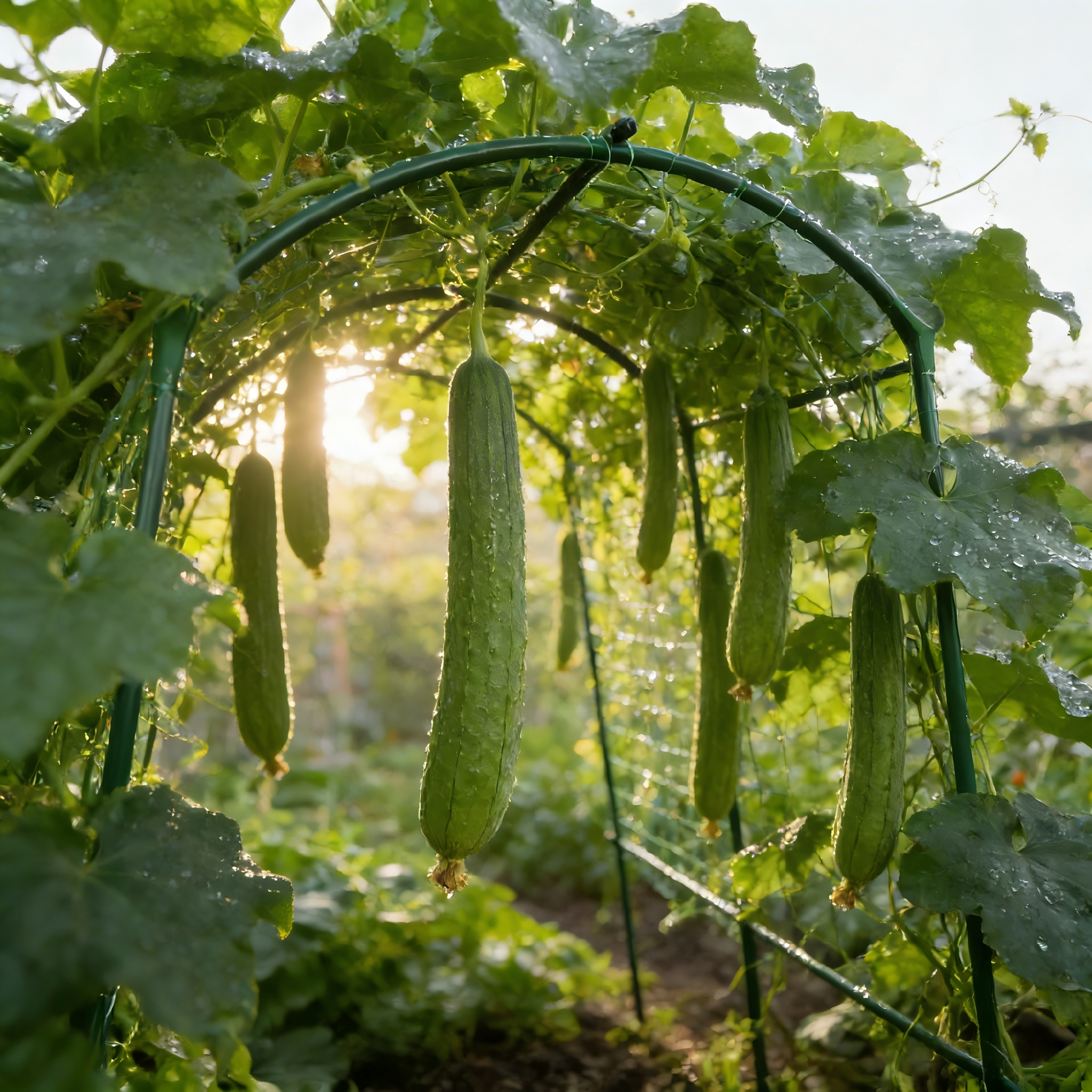 Heavy Duty 20mm Large Diameter Metal Cucumber & Loofah Trellis by HouseOfZazla
