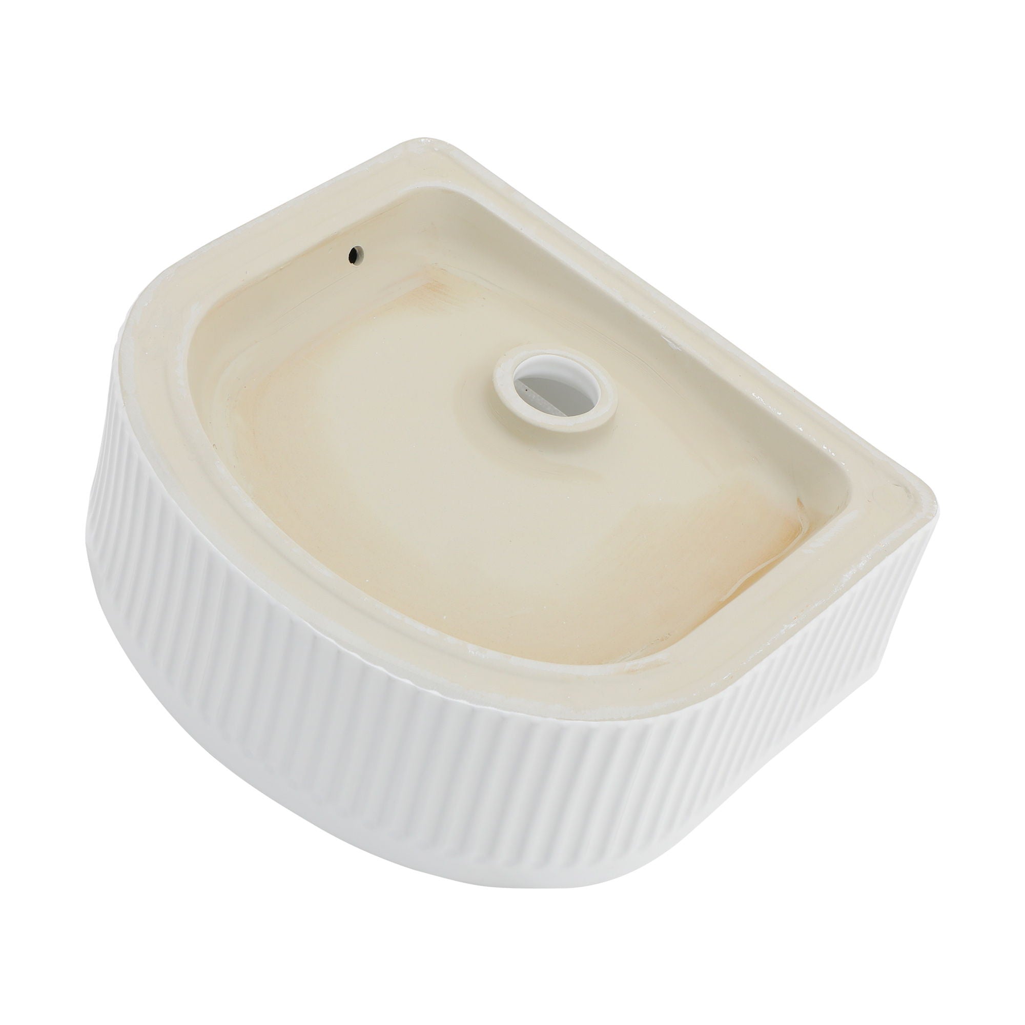 Vessel Bathroom Sink With Design - White by HouseOfZazla