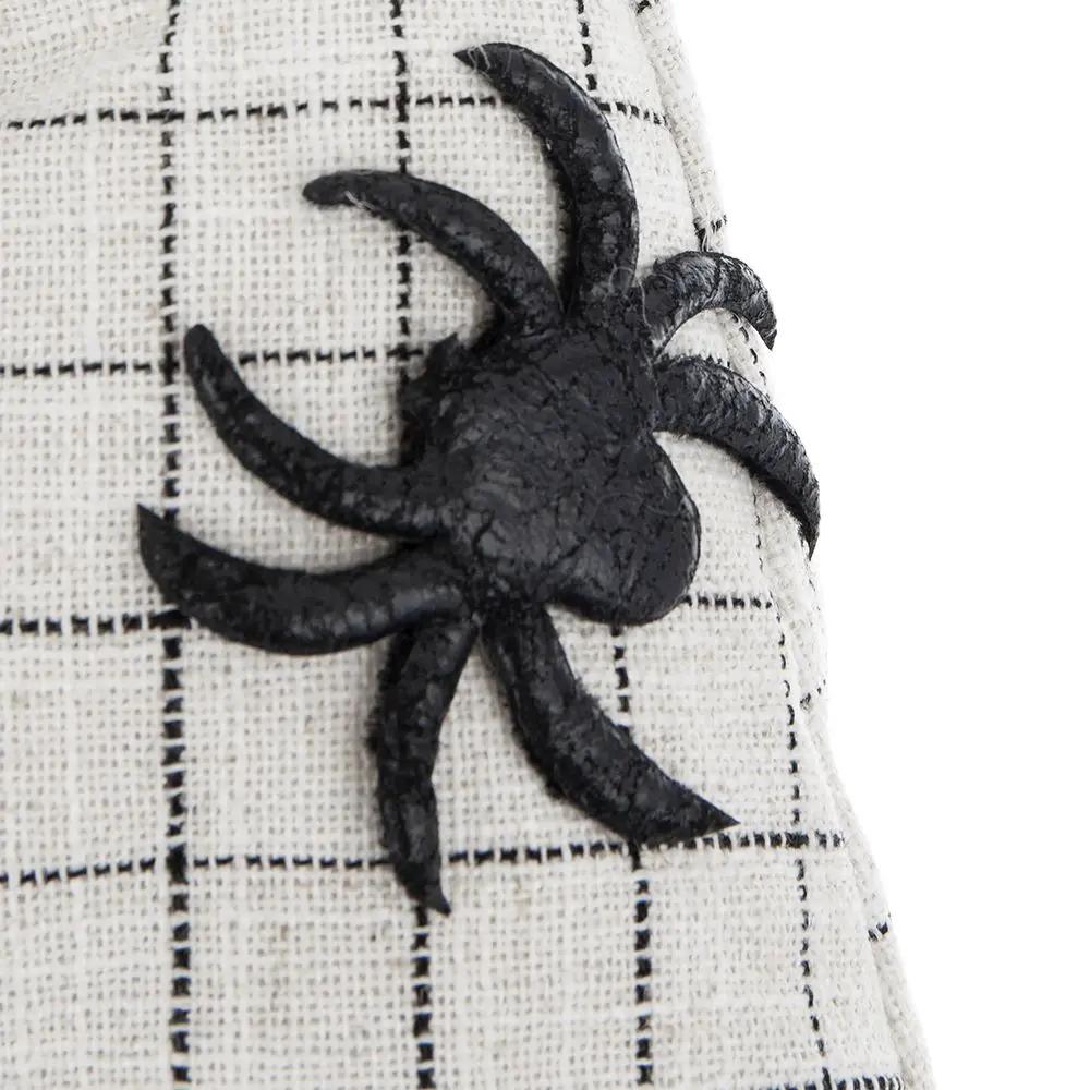 Sitting Gnome With Hat Spider, For Halloween Decor by Unique Piece Furniture
