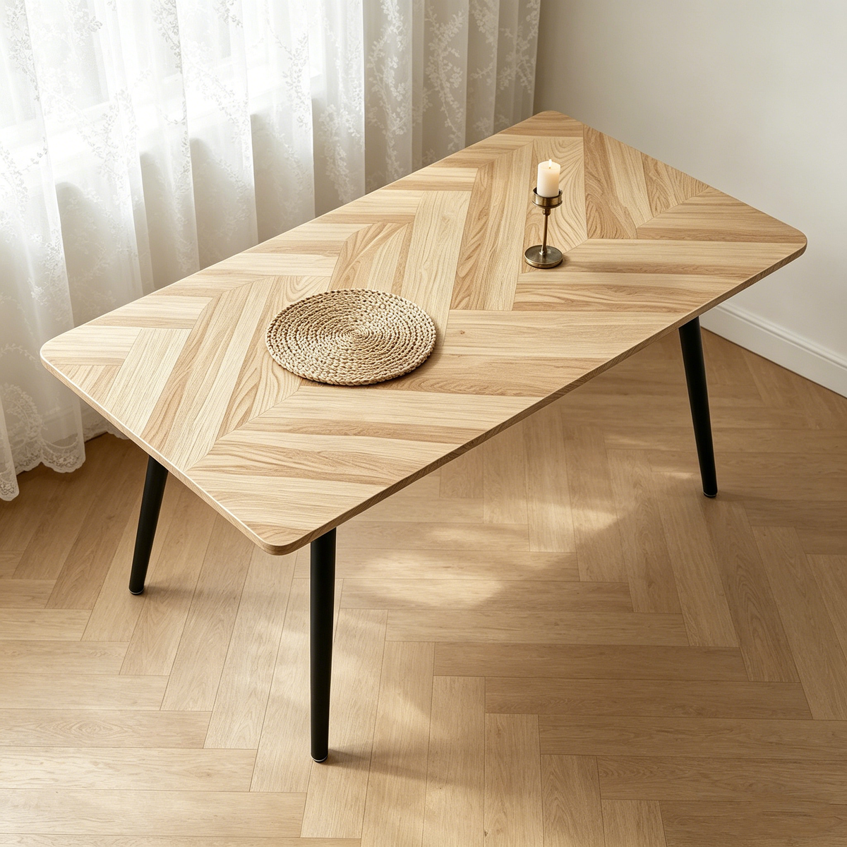 Modern Minimalist MDF Wood Color Desktop by HouseOfZazla