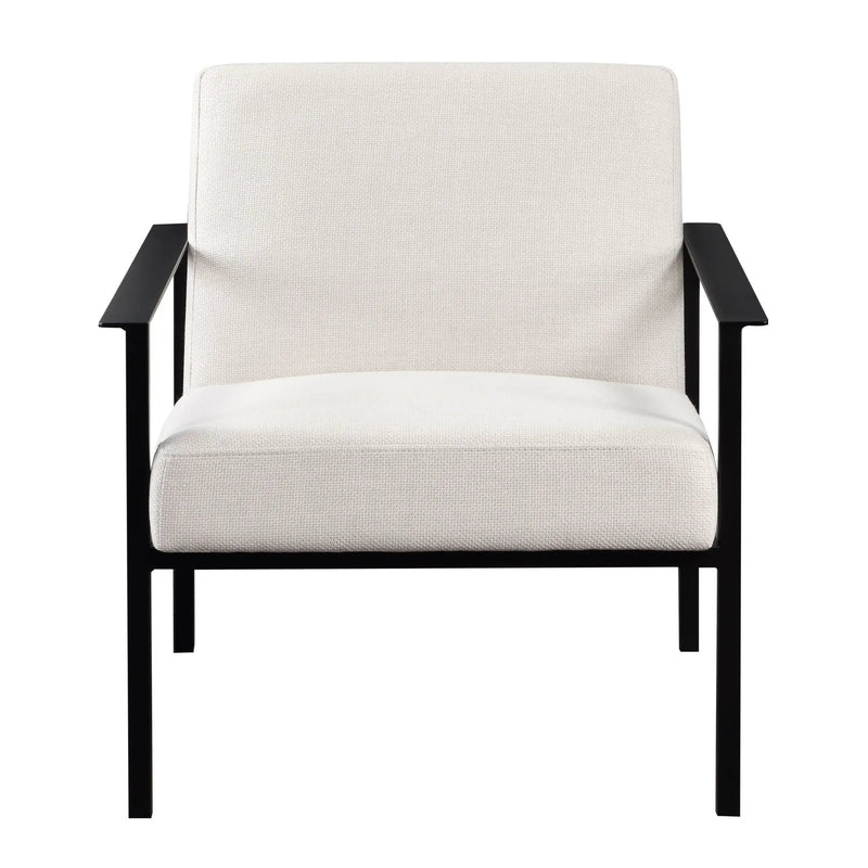 Millie - Stationary Accent Chair - Off White by HouseOfZazla