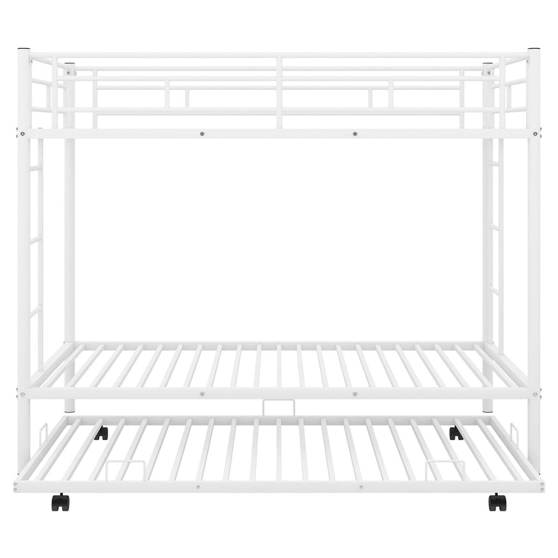 Twin Over Twin Bunk Bed With Trundle by Unique Piece Furniture
