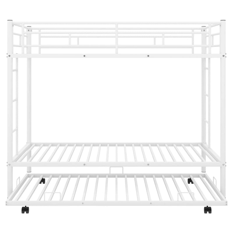 Twin Over Twin Bunk Bed With Trundle by HouseOfZazla