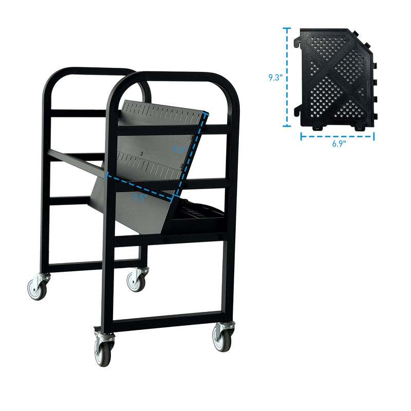 16-Device Mobile Open School Charging Cart Station by HouseOfZazla