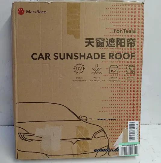 Marsbase roof Sunshade Compatible with Model Y 2020 2021 2022 2023 2024 Front and Rear Skylight Sunshade Curtain by Selzalot