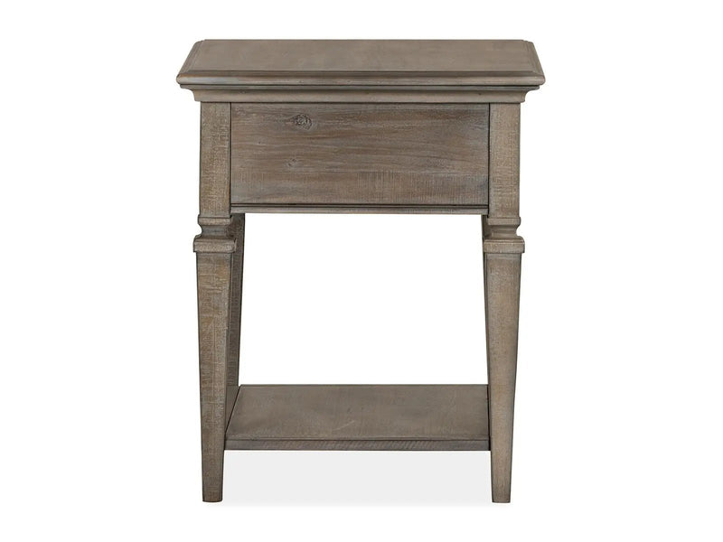Lancaster - Rectangular End Table - Dove Tail Gray by Unique Piece Furniture