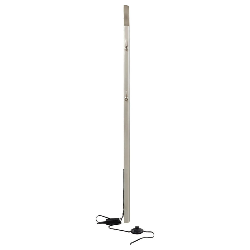 Evangeline Full Length LED Light Floor Mirror Silver Oak by Unique Piece Furniture