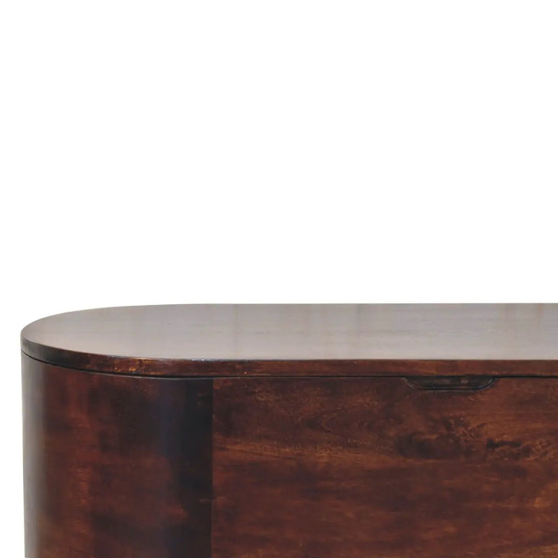 Rounded Lid Up Blanket Box by Unique Piece Furniture