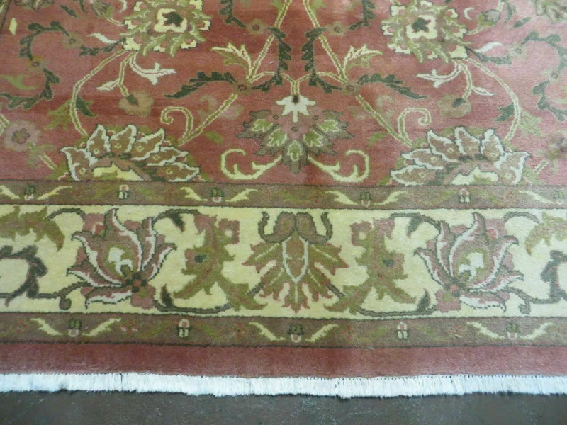6' X 9' Vintage Handmade Indian Floral Oriental Wool Rug Veg Dyes Nice by Jewel Rugs