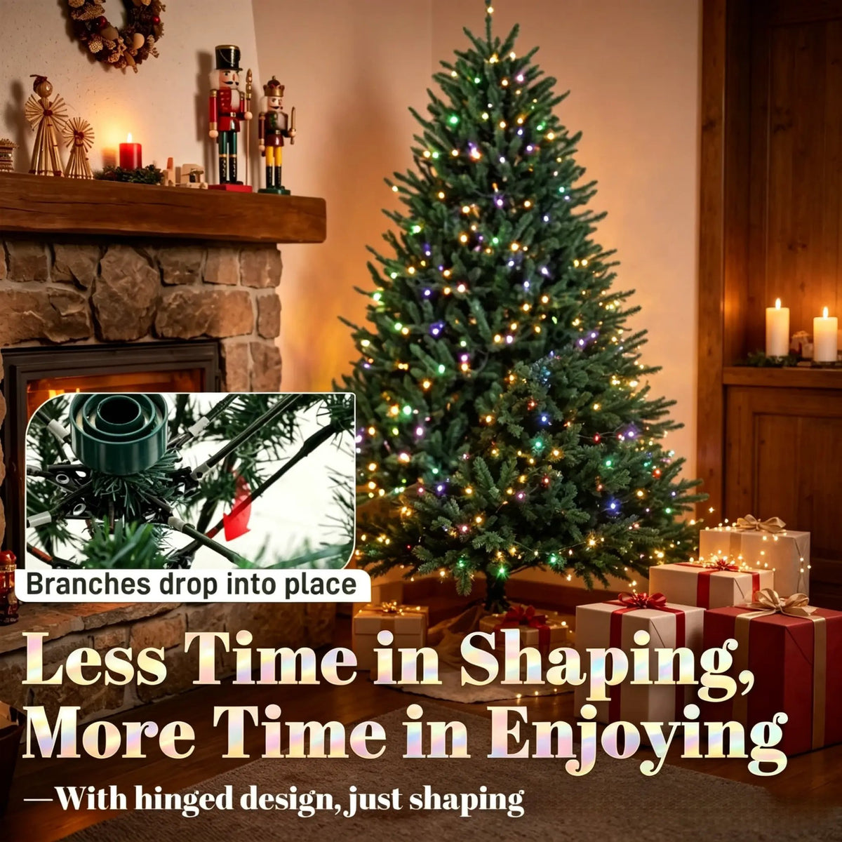 6 ft Pre-Lit Colorado Christmas Tree by HouseOfZazla