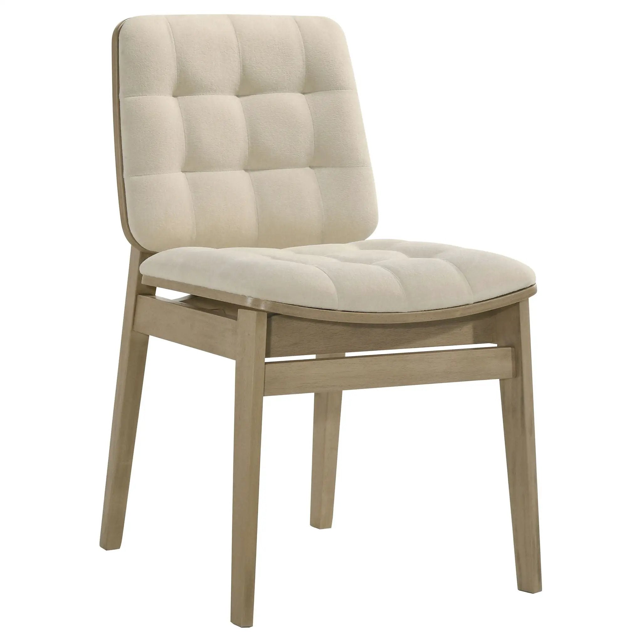 Decker 7-piece 82-inch Rectangular Dining Set Cream and Natural Oak by Unique Piece Furniture