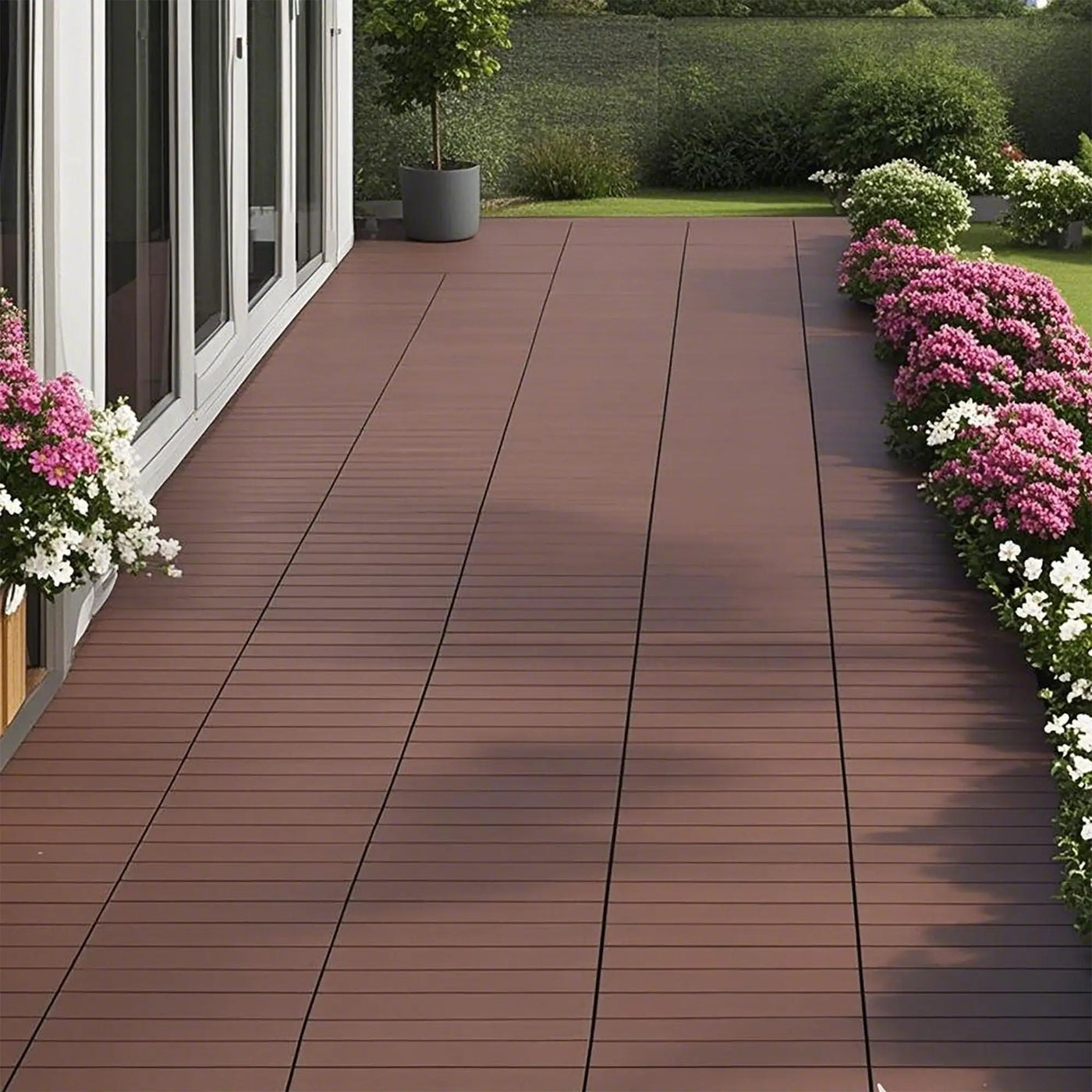 Diy Module Interlocking Decking Tiles Floor Tile For Porch Poolside Outdoor And Indoor Balcony Backyard by HouseOfZazla