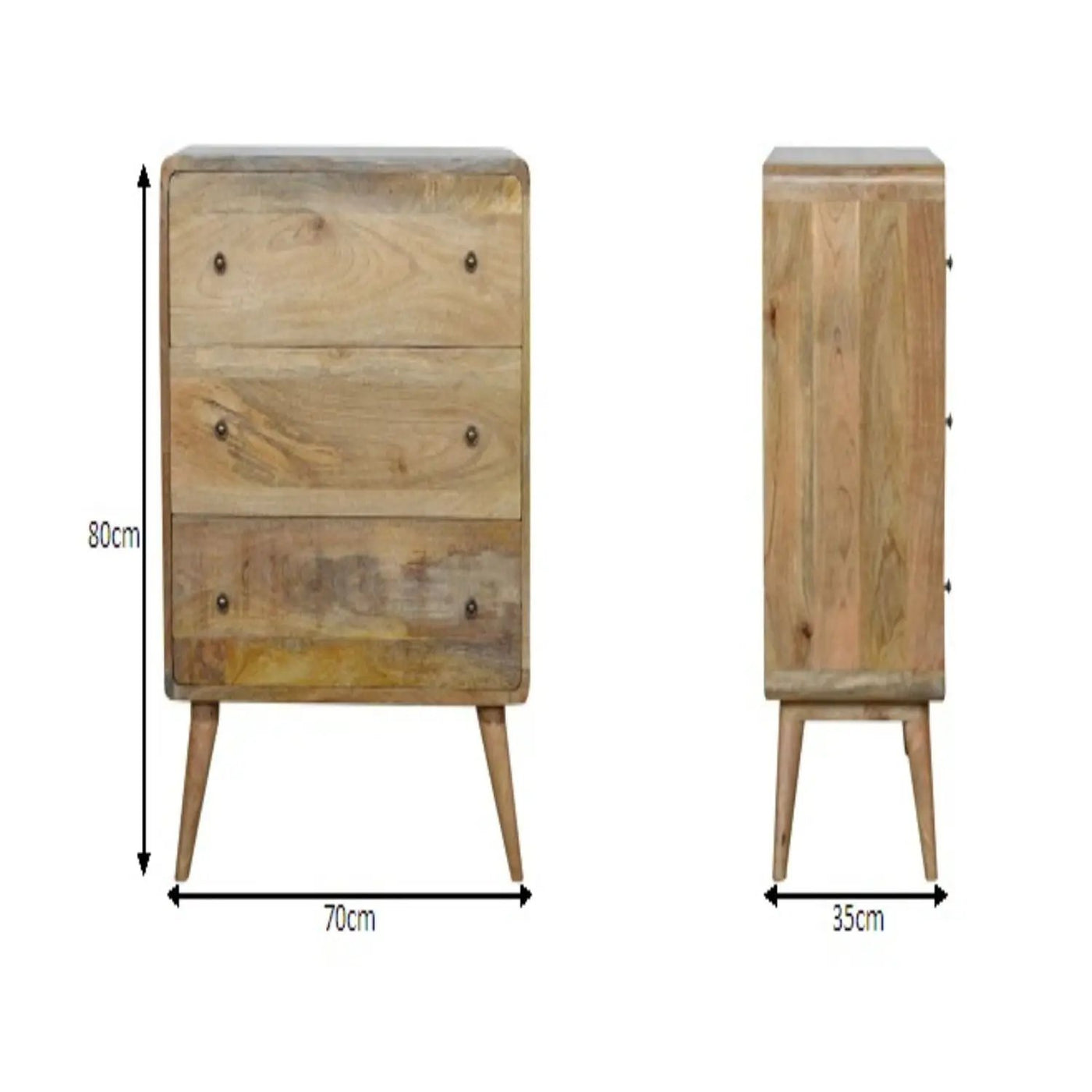 Curved Chest by Unique Piece Furniture