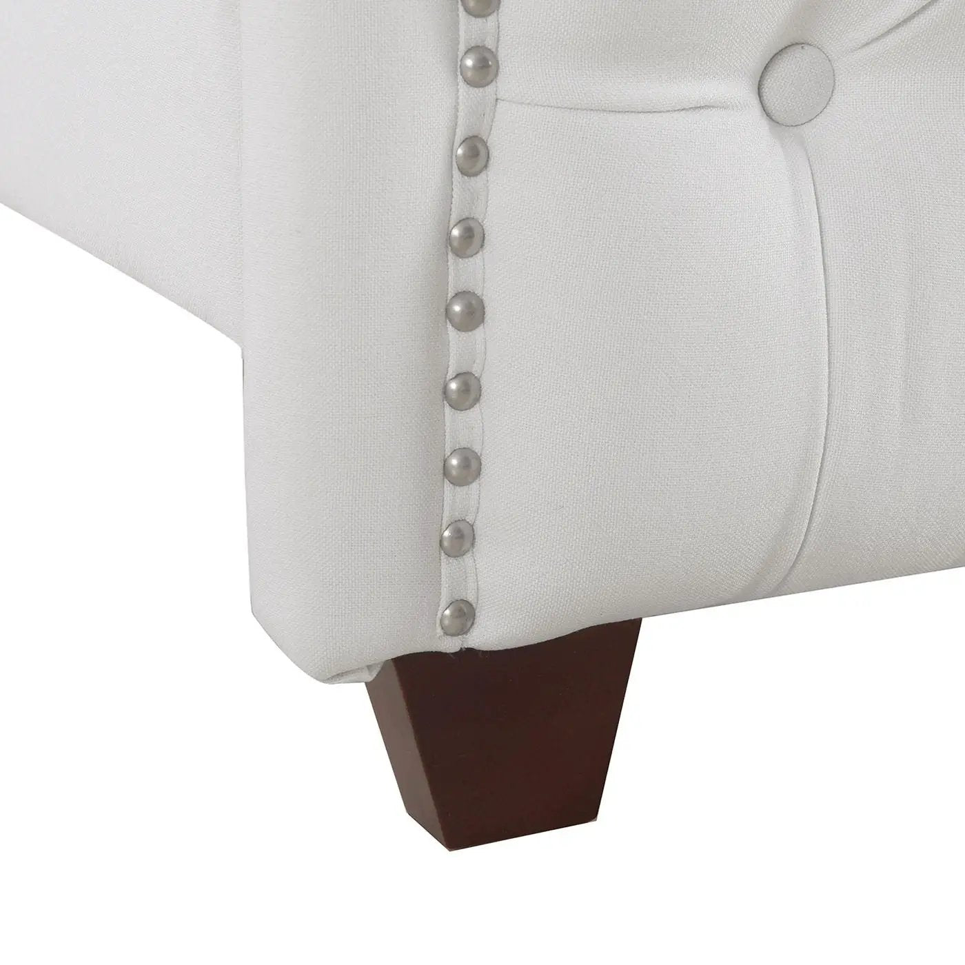 Marcella - Upholstered Shelter Headboard Bed Set by HouseOfZazla