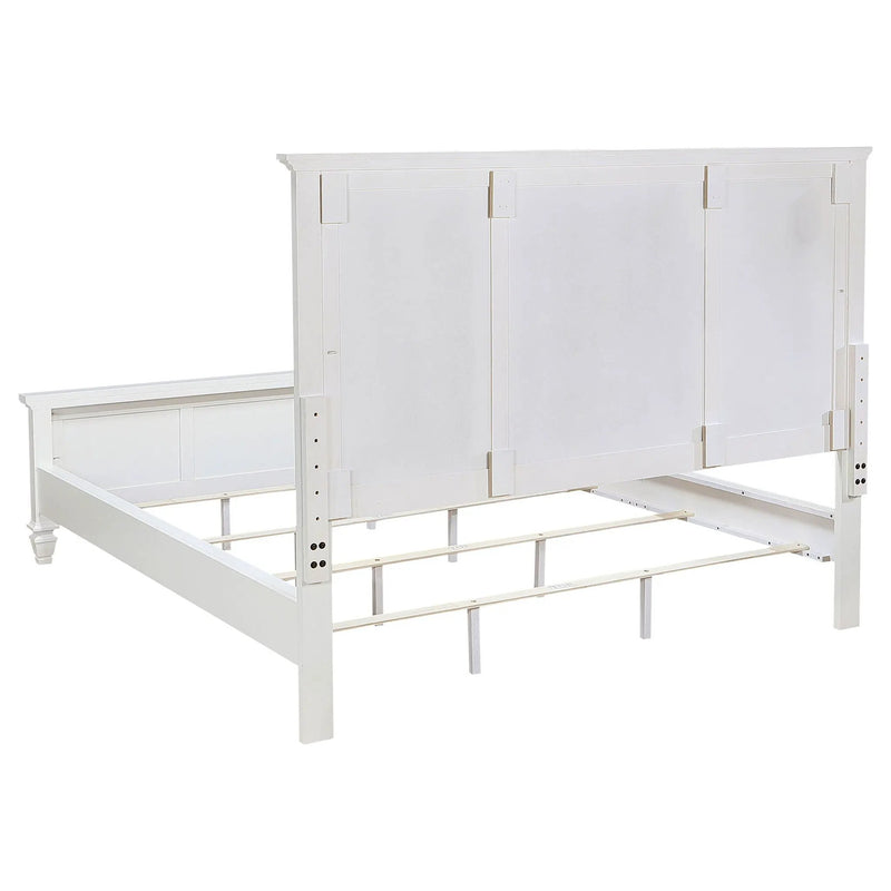Sandy Beach 4-piece California King Bedroom Set Cream White by Unique Piece Furniture