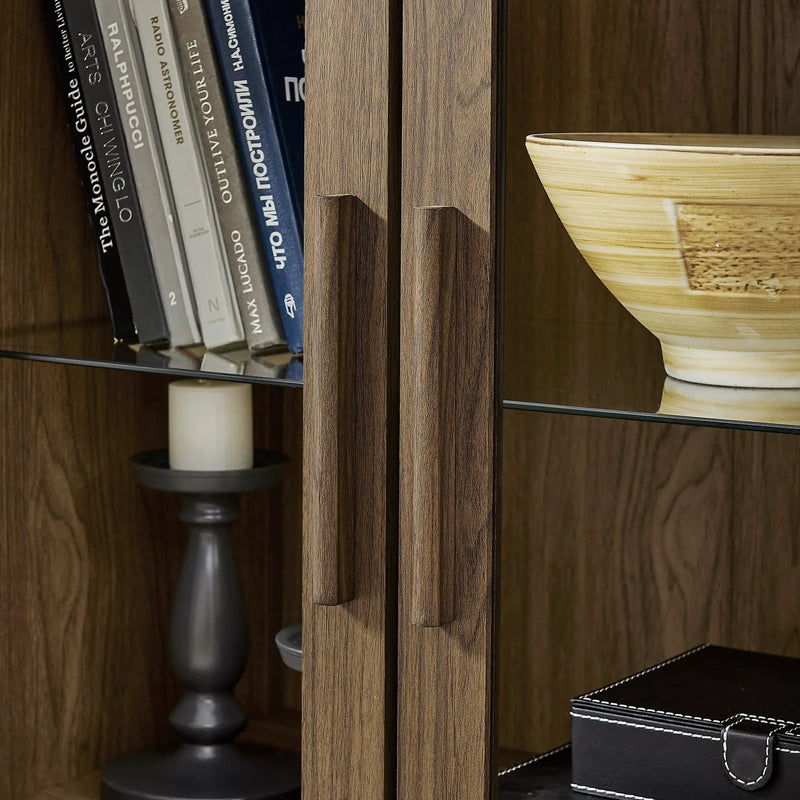 High Arched Storage Cabinet with Lamp by HouseOfZazla