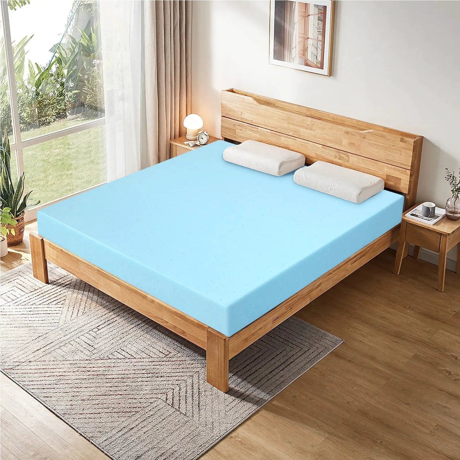 3 Inch Gel-Infused Cooling Bed Topper for All-Night Comfy by DirectDeals