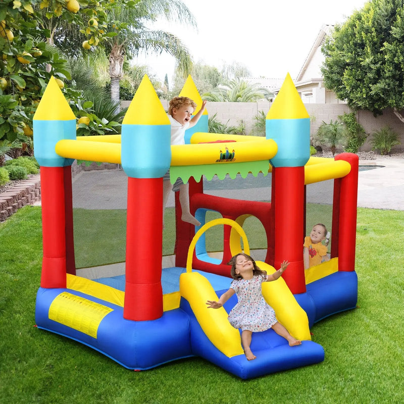 Inflatable Bounce Slide Jumping Castle Without Blower by DirectDeals