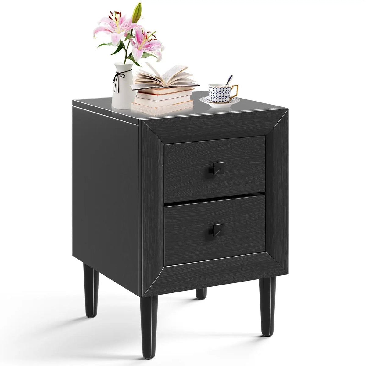 Multipurpose Retro Bedside Nightstand, photo 3 of 10