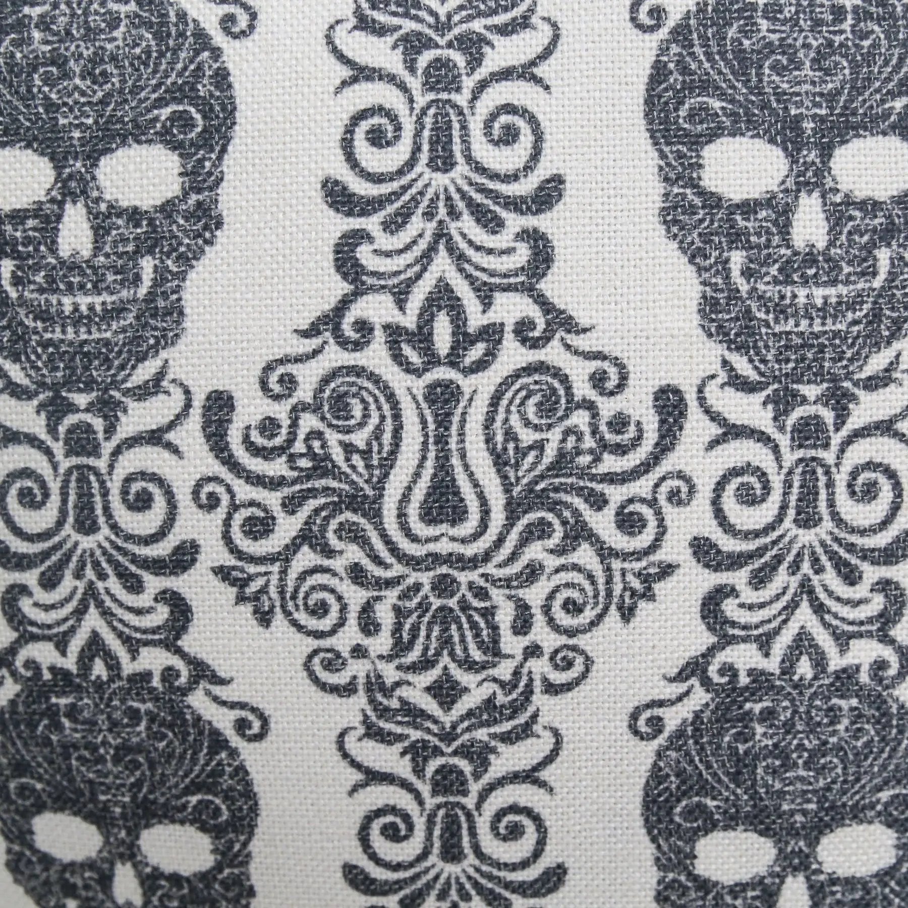 Gothic Damask Skull Throw Pillow by HouseOfZazla