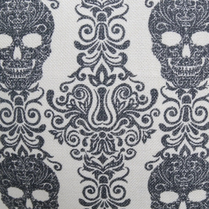 Gothic Damask Skull Throw Pillow by HouseOfZazla
