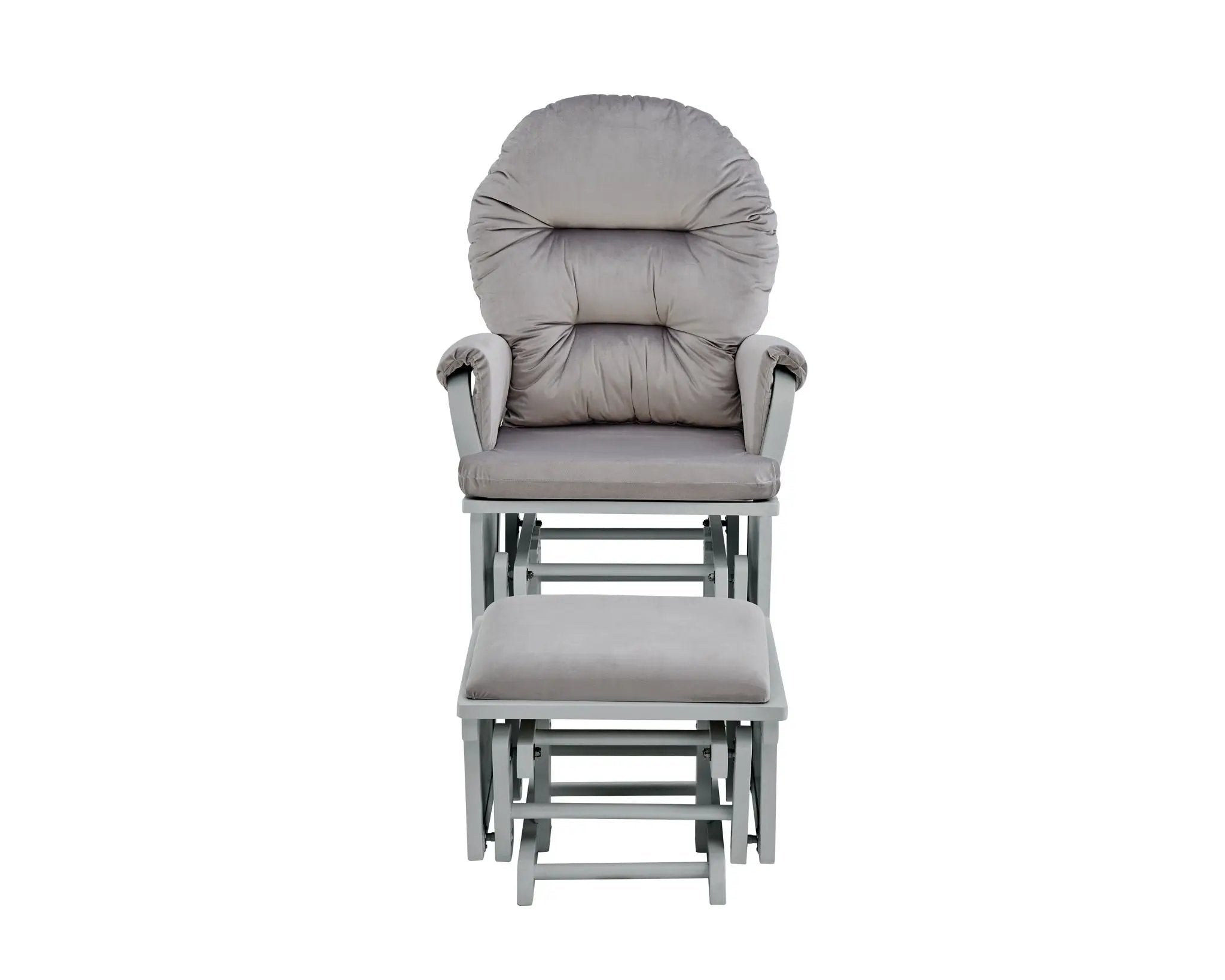 Madison - Glider And Ottoman - Gray by Unique Piece Furniture