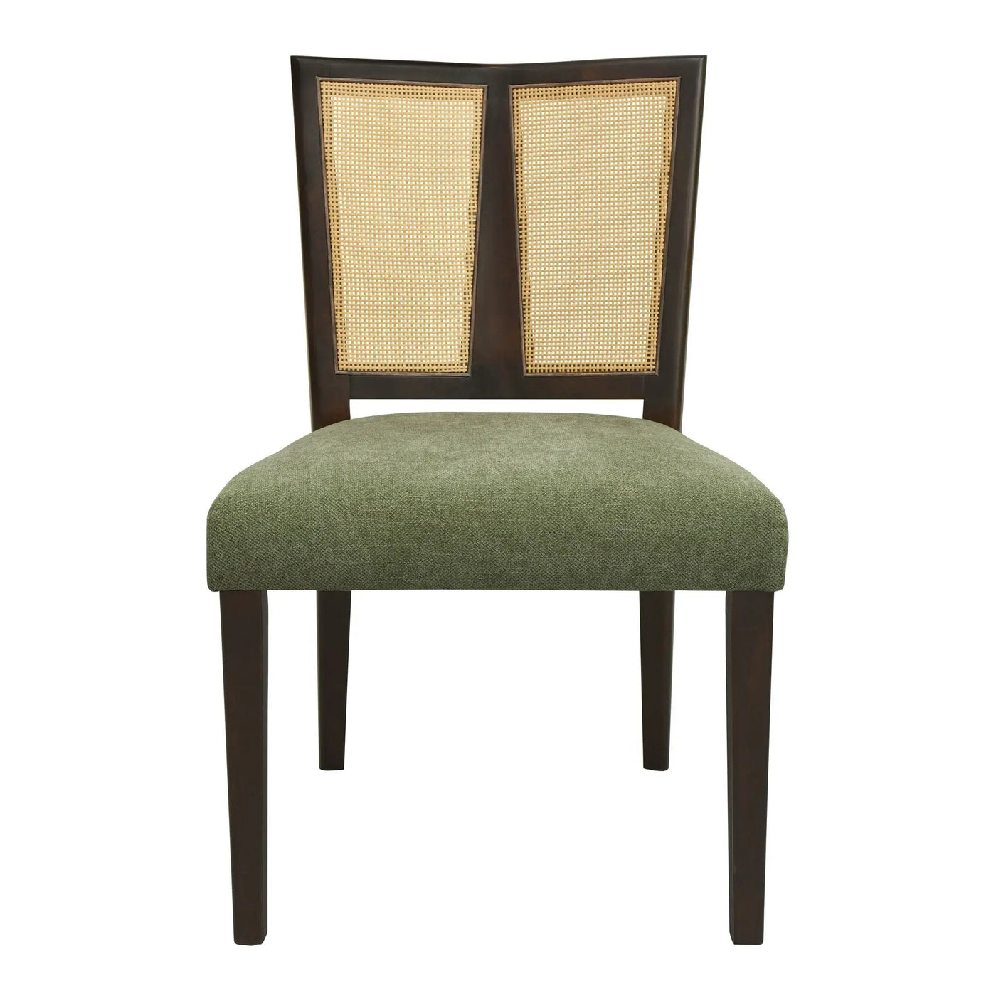 Mid Century Rattan Dining Chair Without Arms Set by HouseOfZazla