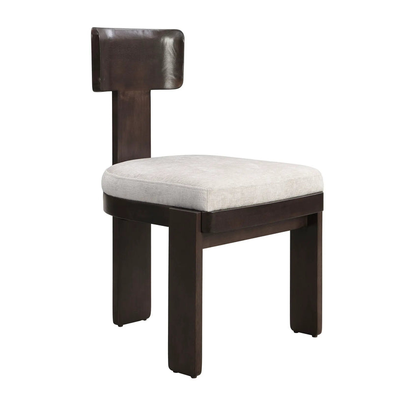Upholstered Dining Fabric Side Chairs (Set of 2)