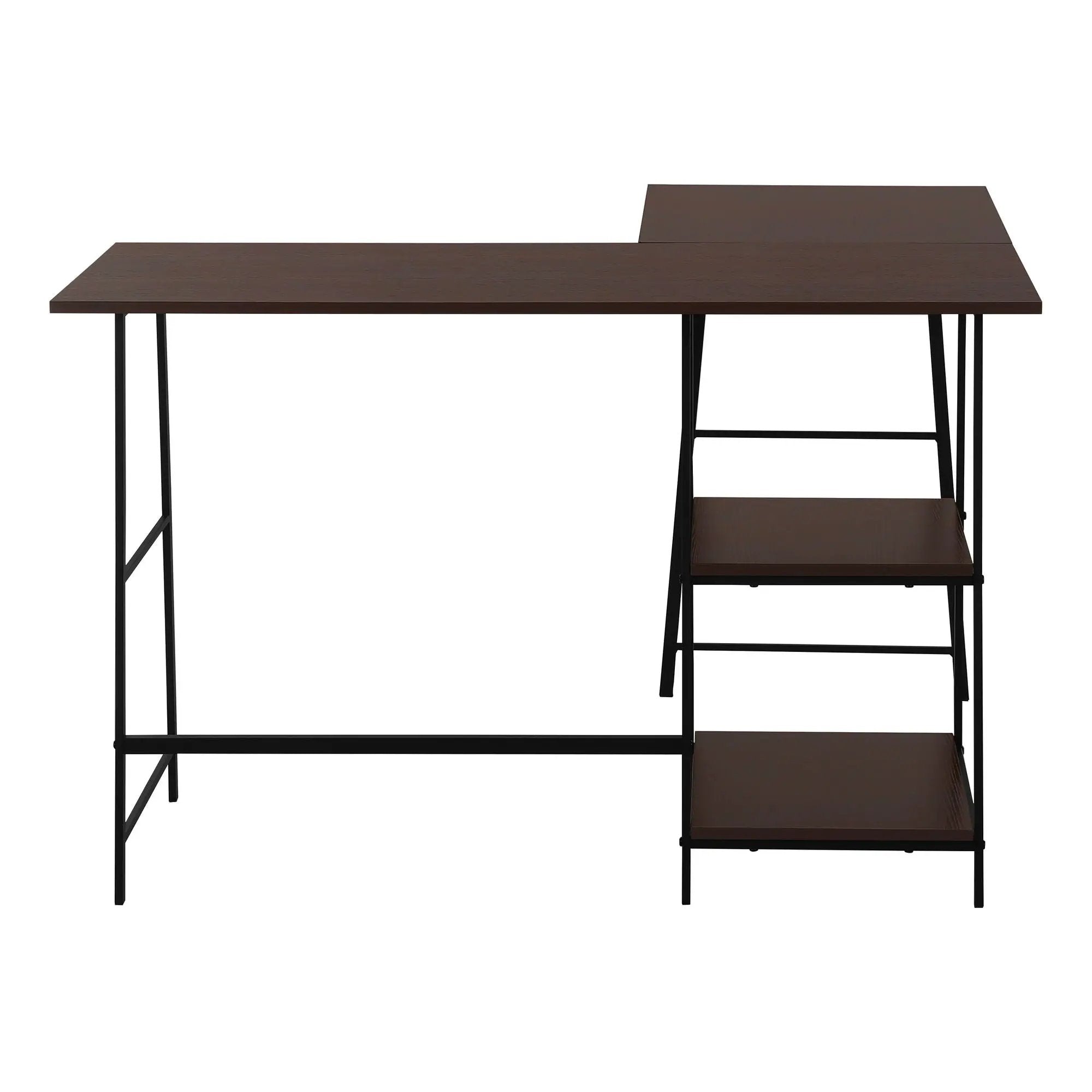 Computer Desk, Home Office, Corner, Storage Shelves, L Shape, Work, Laptop, Contemporary, Modern by Unique Piece Furniture