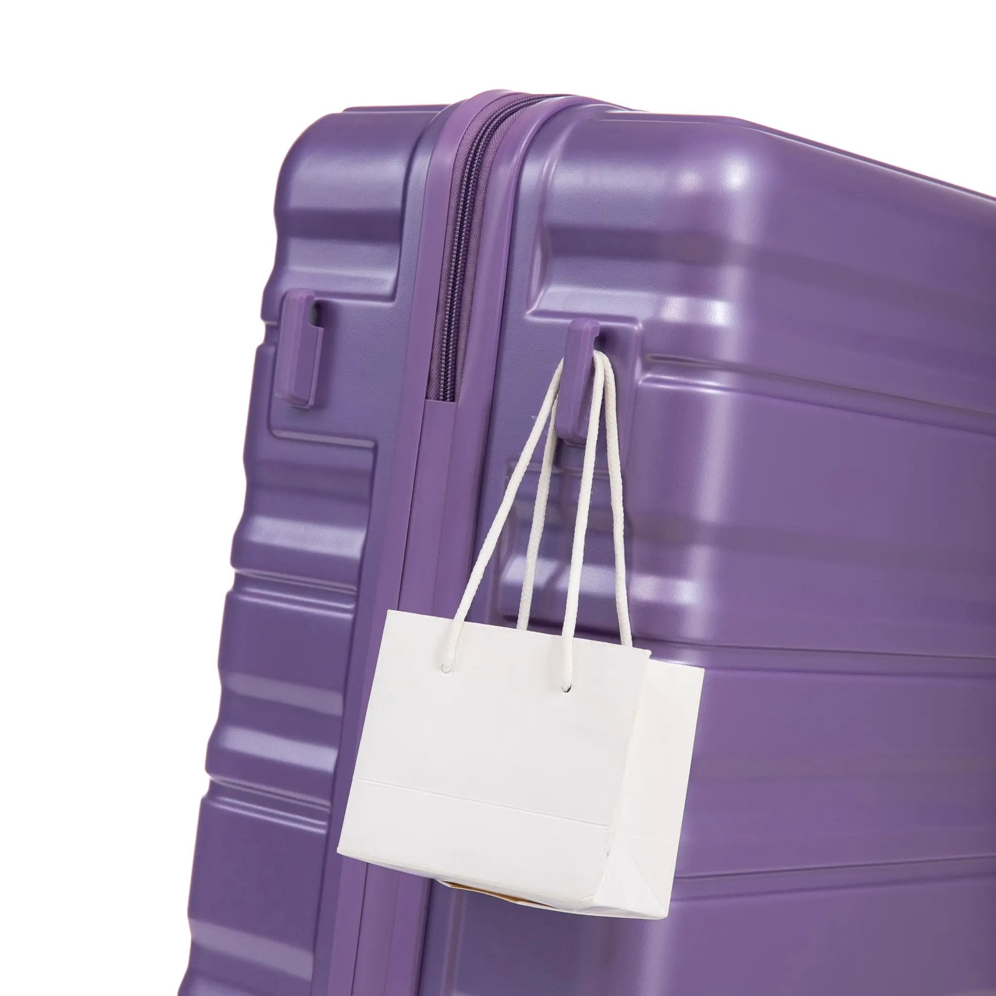 HIFINE Tourist 3-Piece ABS Spinner Wheel Luggage Set (Purple) by HouseOfZazla