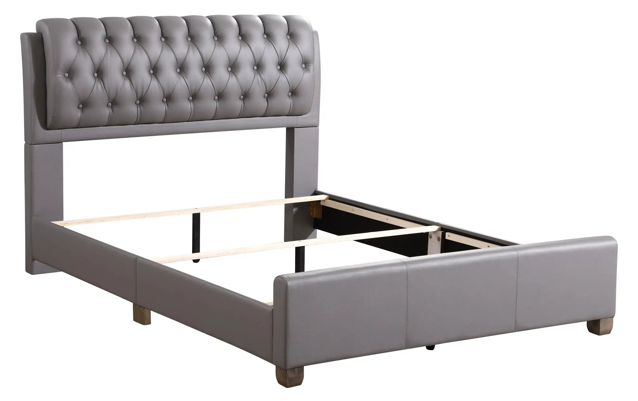 Tufted Upholstered Bed by Unique Piece Furniture