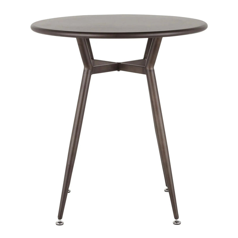 Clara - Industrial Round Dinette Table - Antique by Unique Piece Furniture