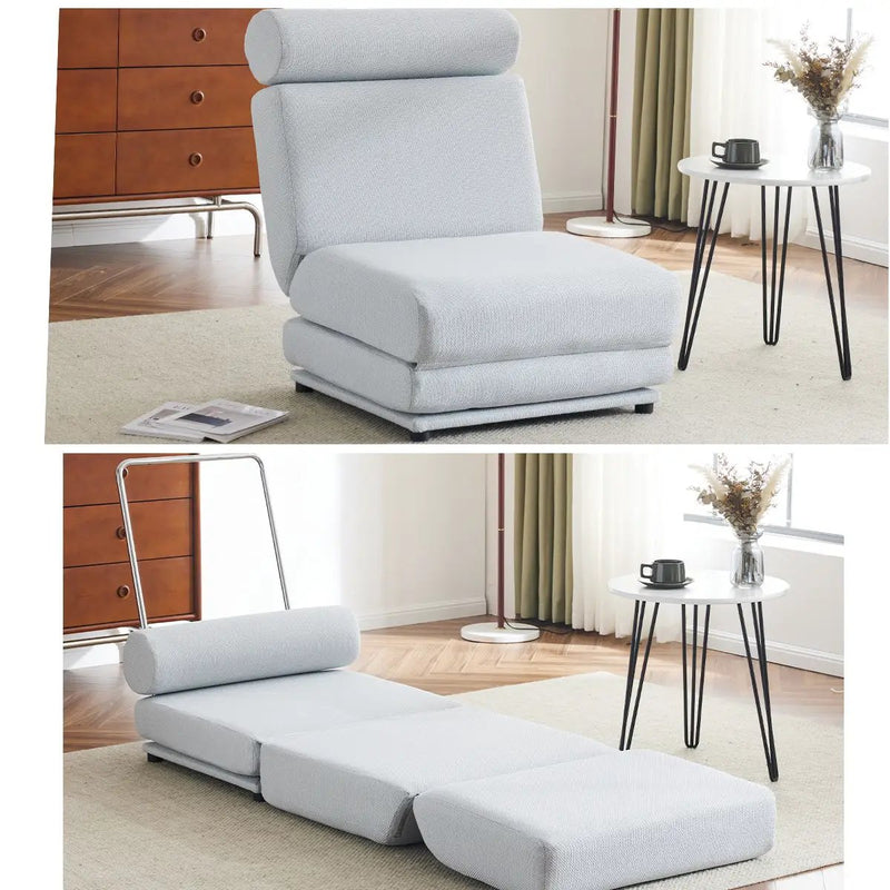 Foldable Single Chair Sofa Bed With Pillow, Easy To Store, Breathable And Wearable by Unique Piece Furniture