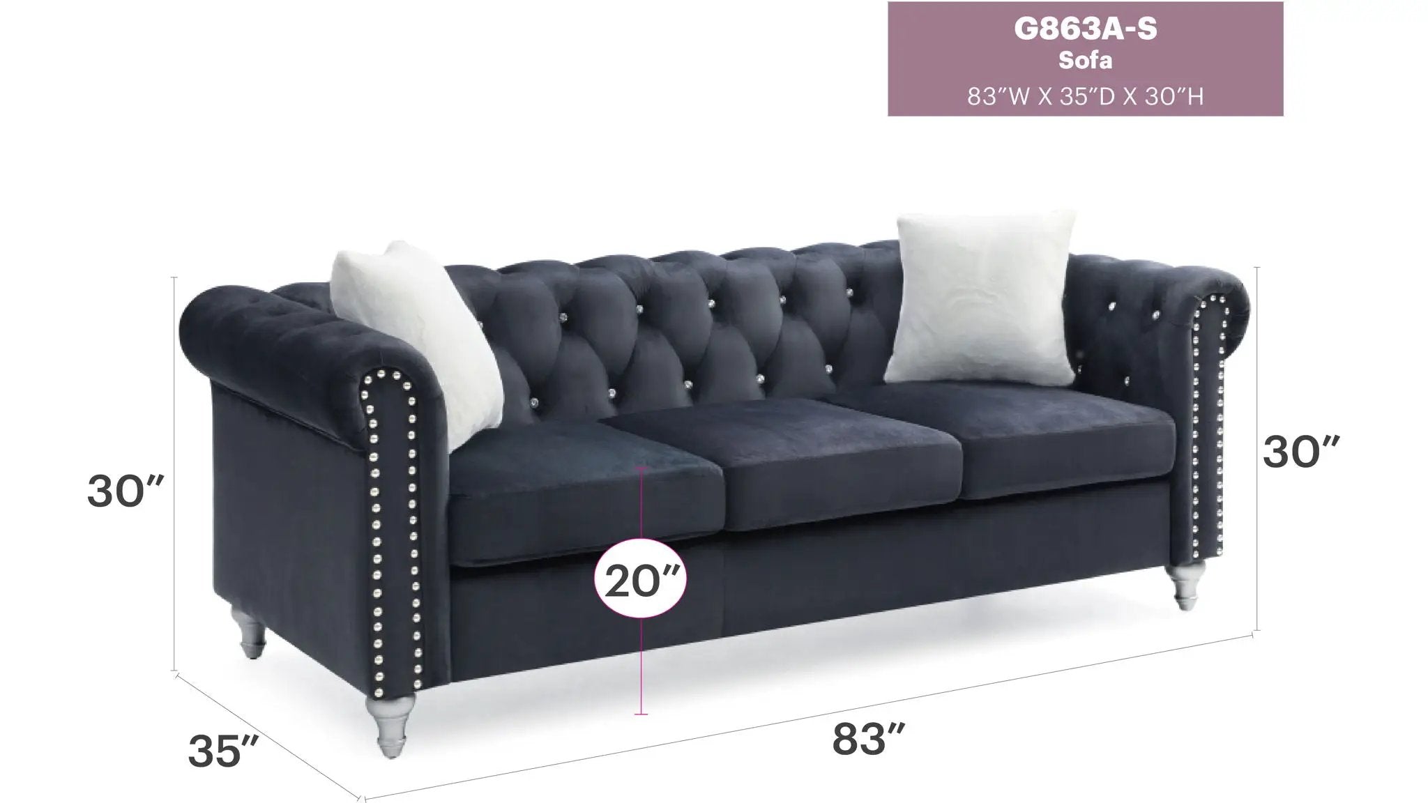 Raisa - Sofa by Unique Piece Furniture