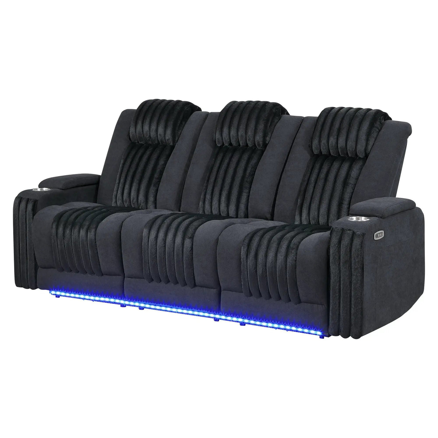 Duran - Power Reclining Sofa With Power Headrest by HouseOfZazla