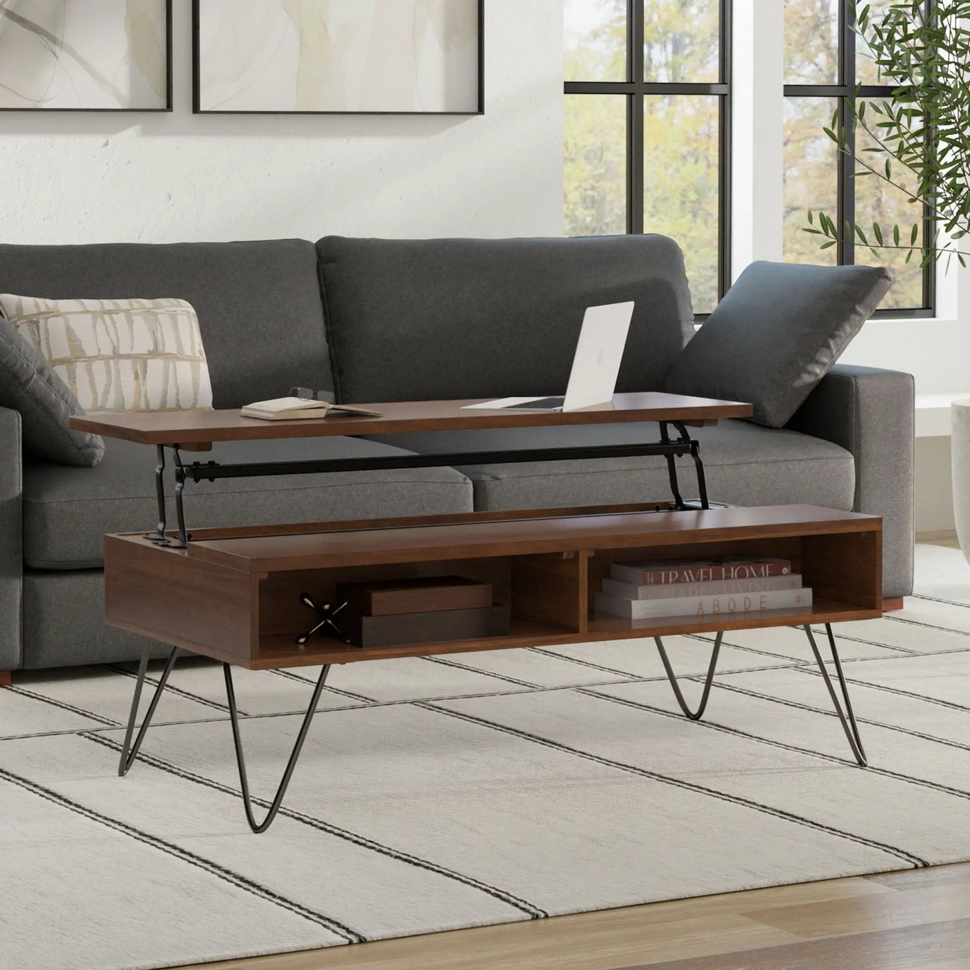 Hunter - Handcrafted Lift Top Coffee Table by HouseOfZazla