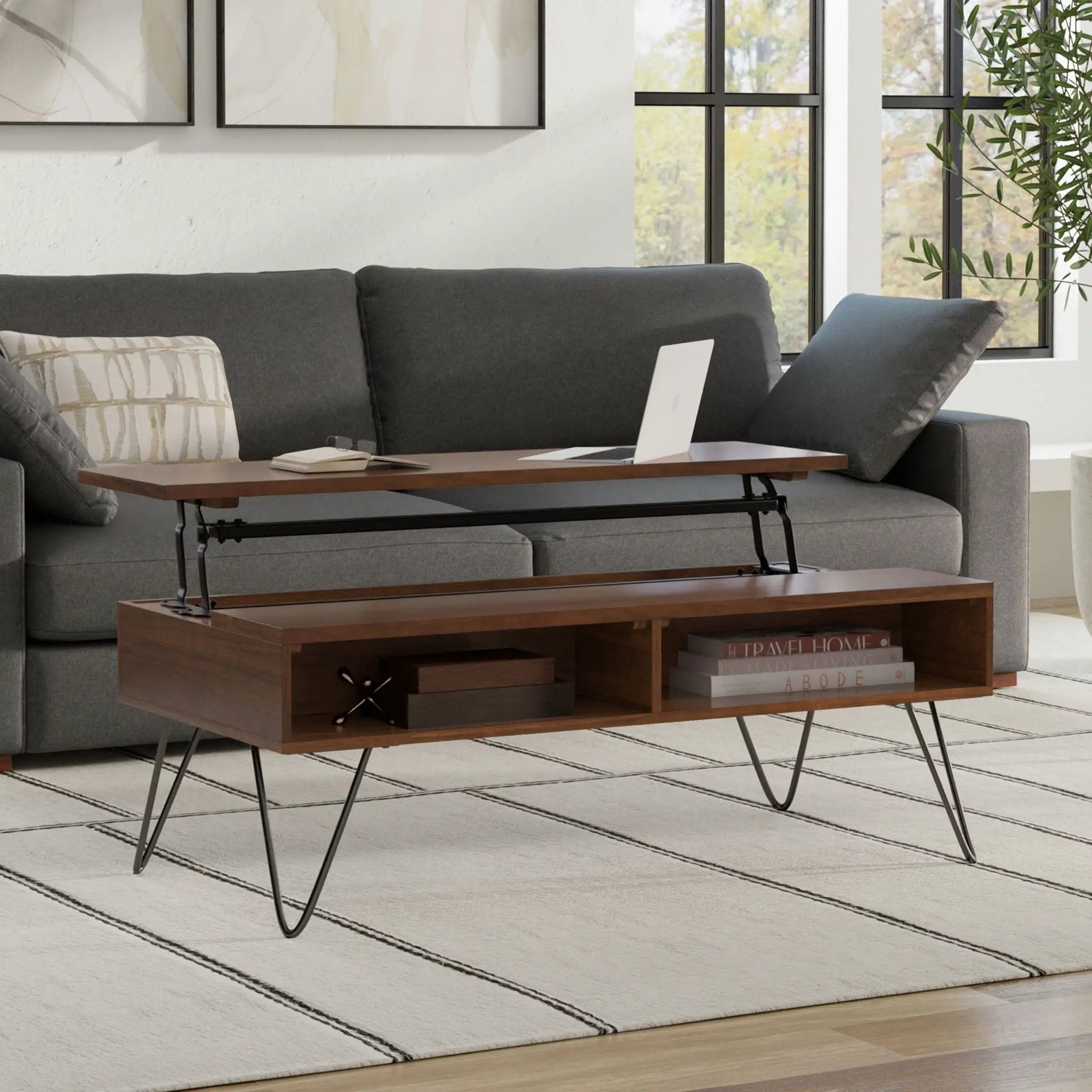 Hunter - Handcrafted Lift Top Coffee Table by HouseOfZazla