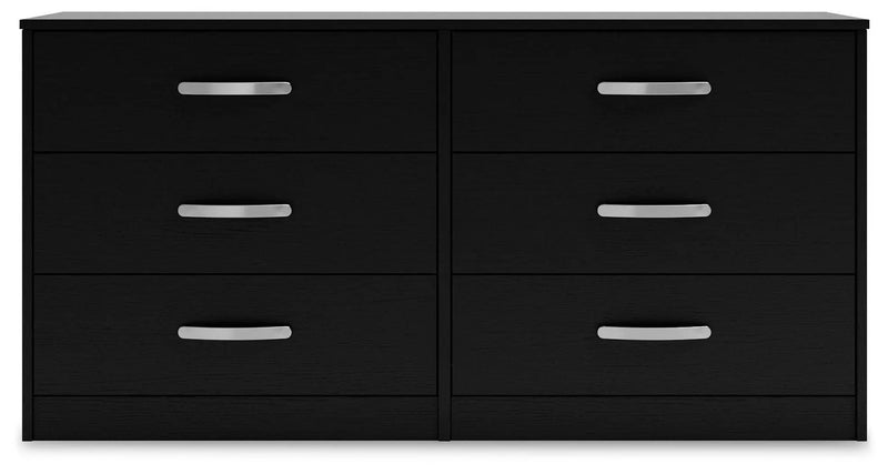 Finch - Six Drawer Dresser - Black by Unique Piece Furniture