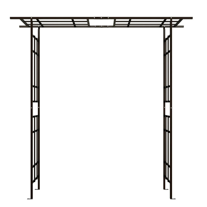 Metal Garden Arch with Adjustable Width for Climbing Plants by HouseOfZazla