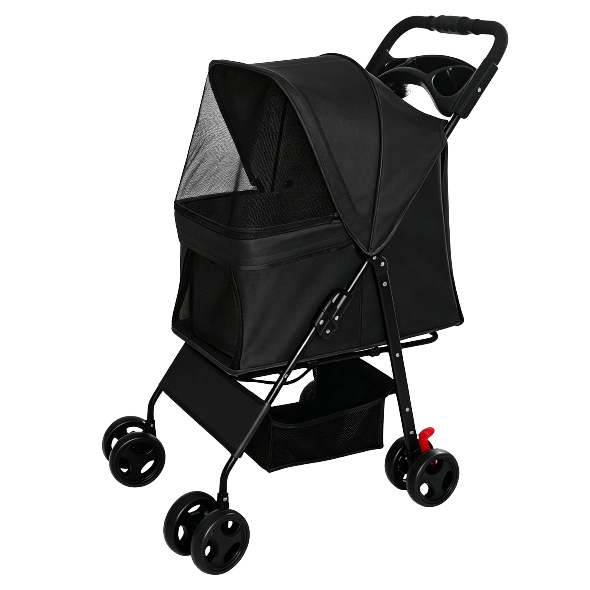 Foldable Pet Stroller for Small Dogs and Cats Under 28 lbs by HouseOfZazla