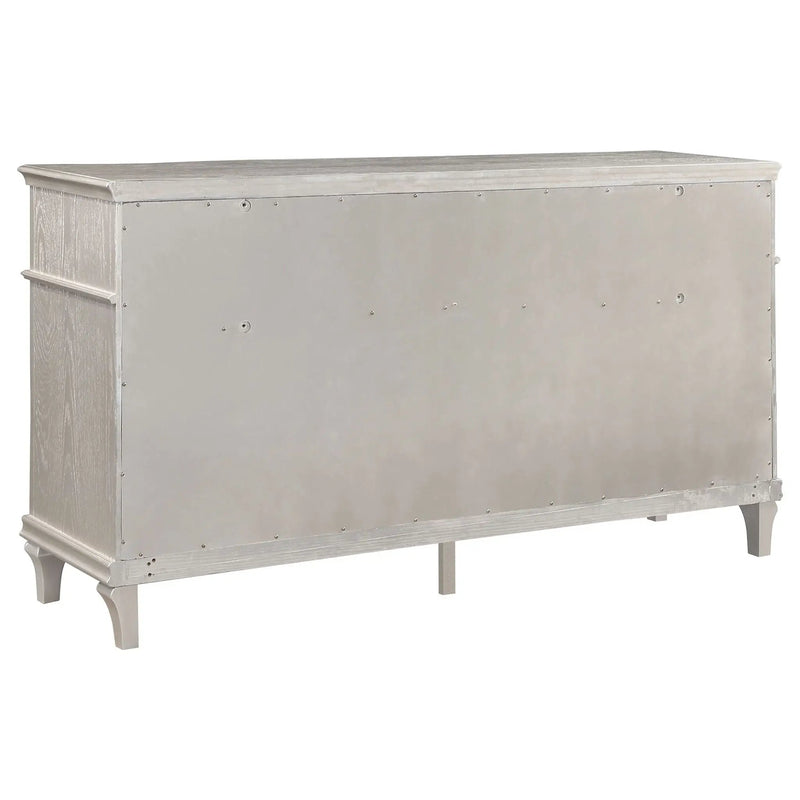 Katerina - 9 Drawer Dresser With Removable Jewelry Tray - Oak by HouseOfZazla