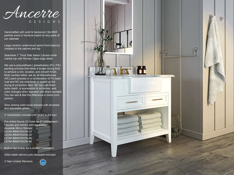 Hayley 36" Bath Vanity Set by Ancerre Designs