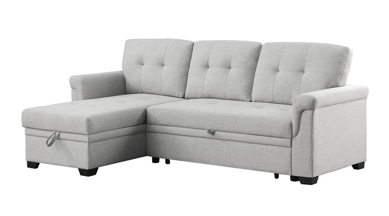 Destiny - Reversible Sleeper Sectional Sofa With Storage Chaise by Unique Piece Furniture