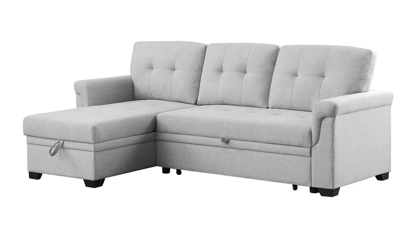 Sierra - Reversible Sleeper Sectional Sofa With Storage Chaise by Unique Piece Furniture