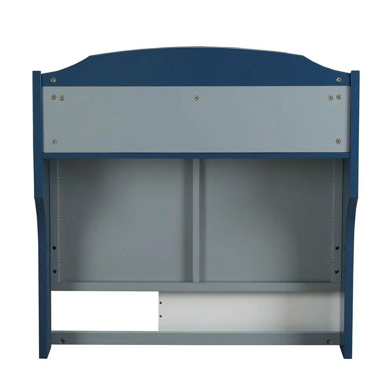 Neptune II - Twin Bed - Gray / Navy by Unique Piece Furniture